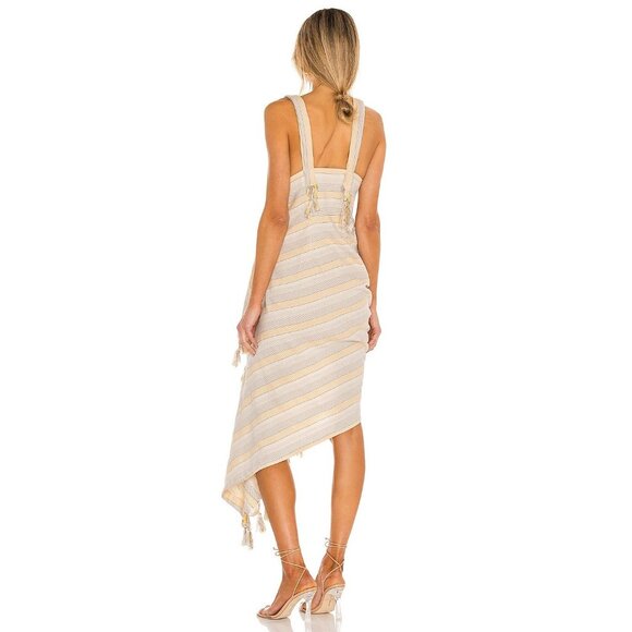 Just Bee Queen JBQ Tulum Dress Yellow Oatmeal - Picture 4 of 5